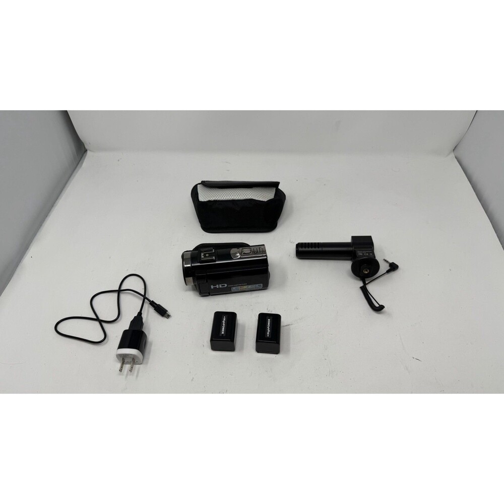 Camcorder Video Camera HD 1920x1080P 24.0MP 3.0" LCD HDV-201LM TESTED WORKS